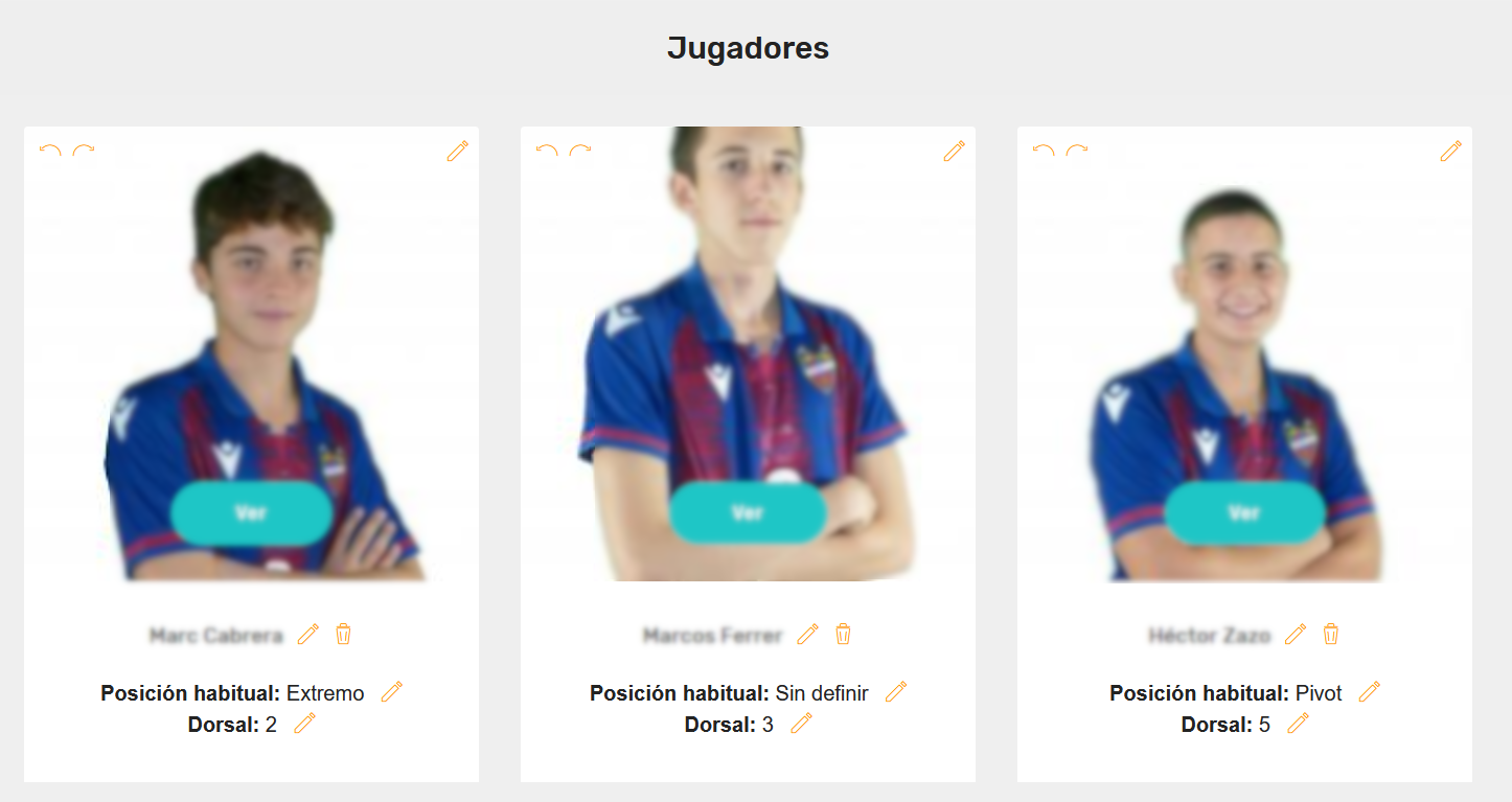 Lista Jugadores